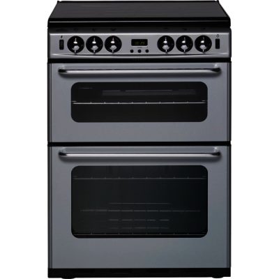 New World 600TSIDOMS 60cm Gas Cooker Double Oven with FSD in Silver New World 600TSIDOMS 60cm Gas Cooker Double Oven with FSD in Silver